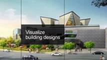 Visualisierung von Gebäudeentwürfen